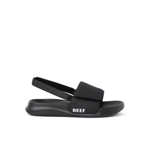 Reef Little Salty Slide Black White כפכפי ילדים ריף