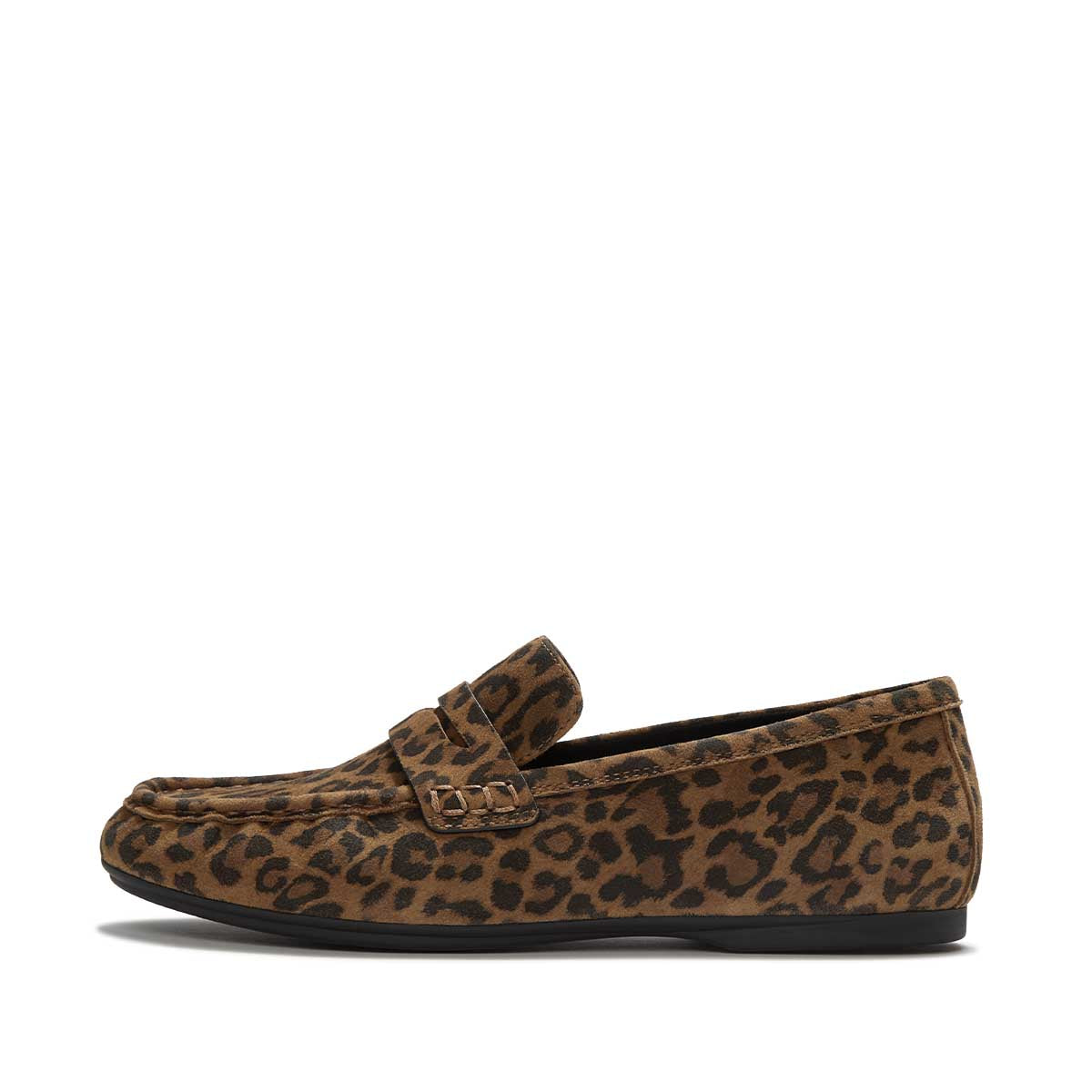 Fit Flop Delicato Soft Loafer - Tan Black נעלי מוקסין פיט פלופ לנשים