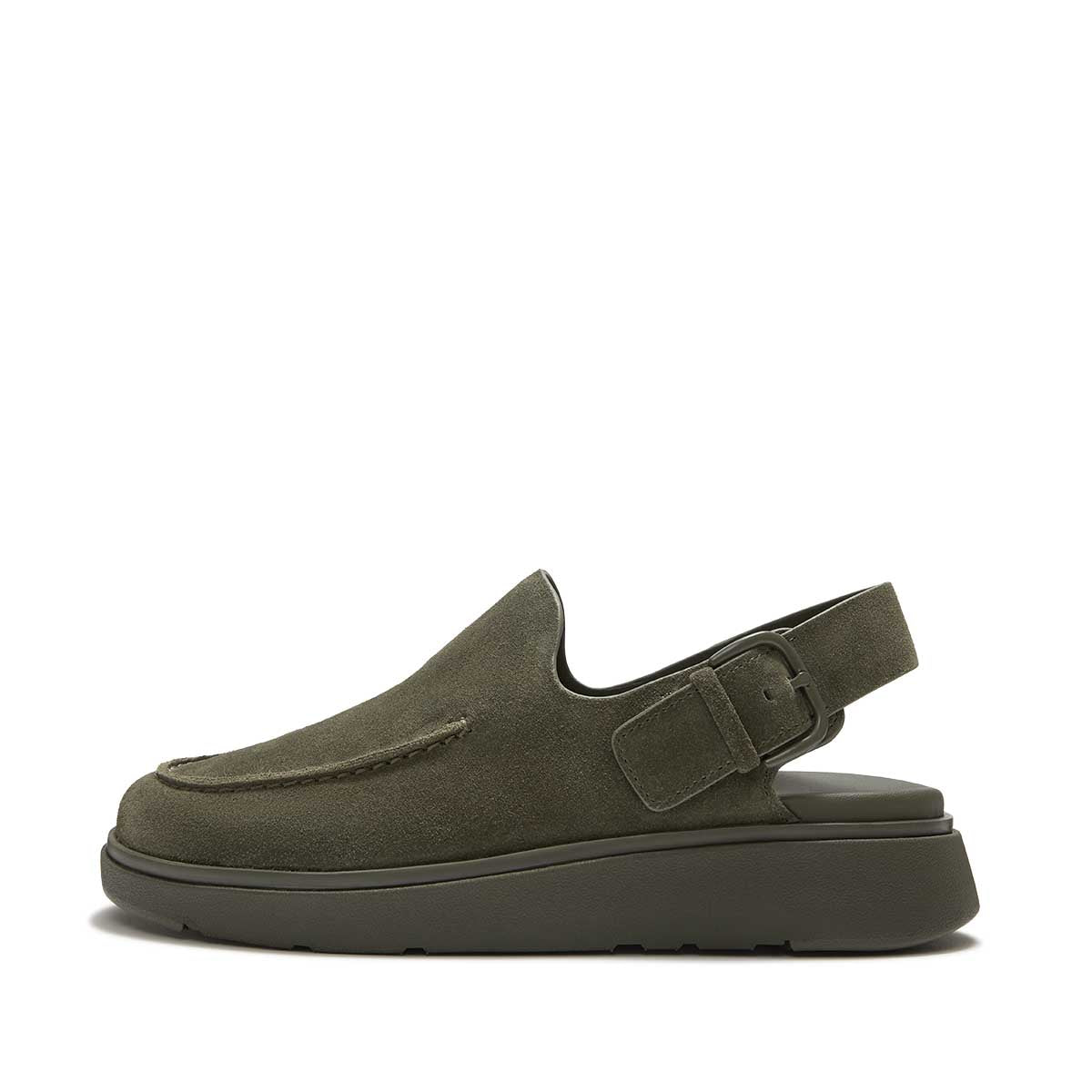 Fit Flop Gen-FF Mule With Back Strap - Deep Olive סנדלי פיט פלופ לנשים