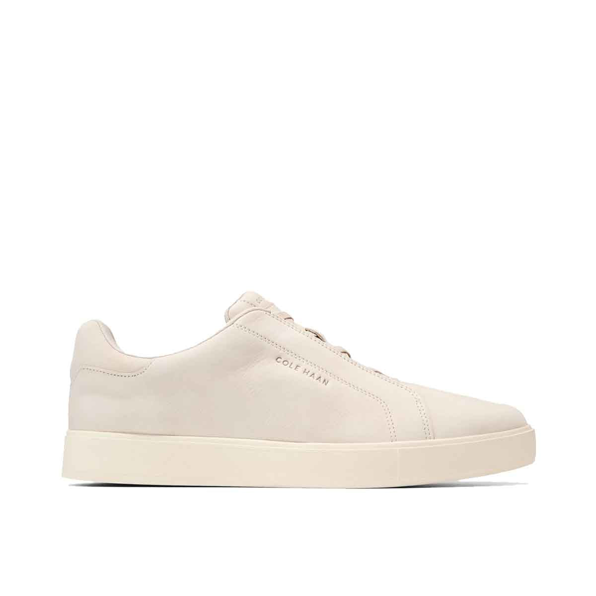 Cole Haan Grandpro Luxe Slip-On Sneakers Pumice Stone Ivory סניקרס קול האן לגברים