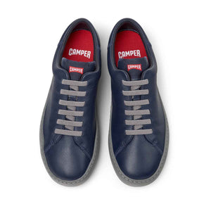 Camper Peu Touring Blue Leather Sneakers for Men סניקרס קמפר לגברים