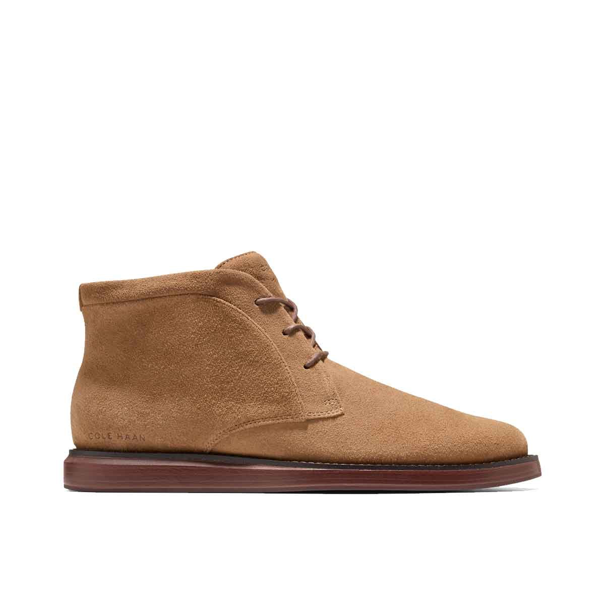 Cole Haan Men's Grand Neoclassic Flexcraft Chukka Boots Toasted Coconut Dark Natural מגפי קול האן לגברים