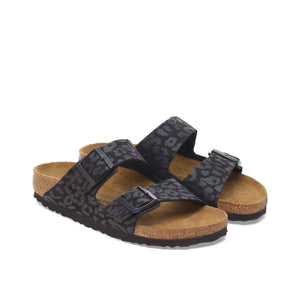 Birkenstock Arizona Leo Black כפכפי בירקנשטוק אריזונה לנשים