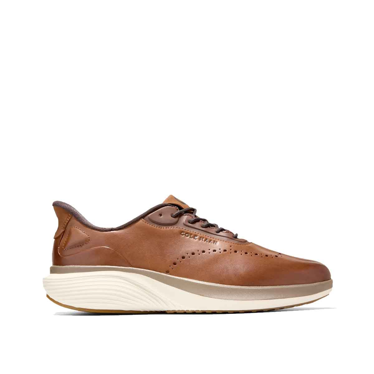 Cole Haan OriginalGrand Quick-On Oxfords British Tan Coffee Ivory נעלי קול האן לגברים