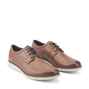 Rockport Garett Plain Toe Cognac נעלי רוקפורט לגברים