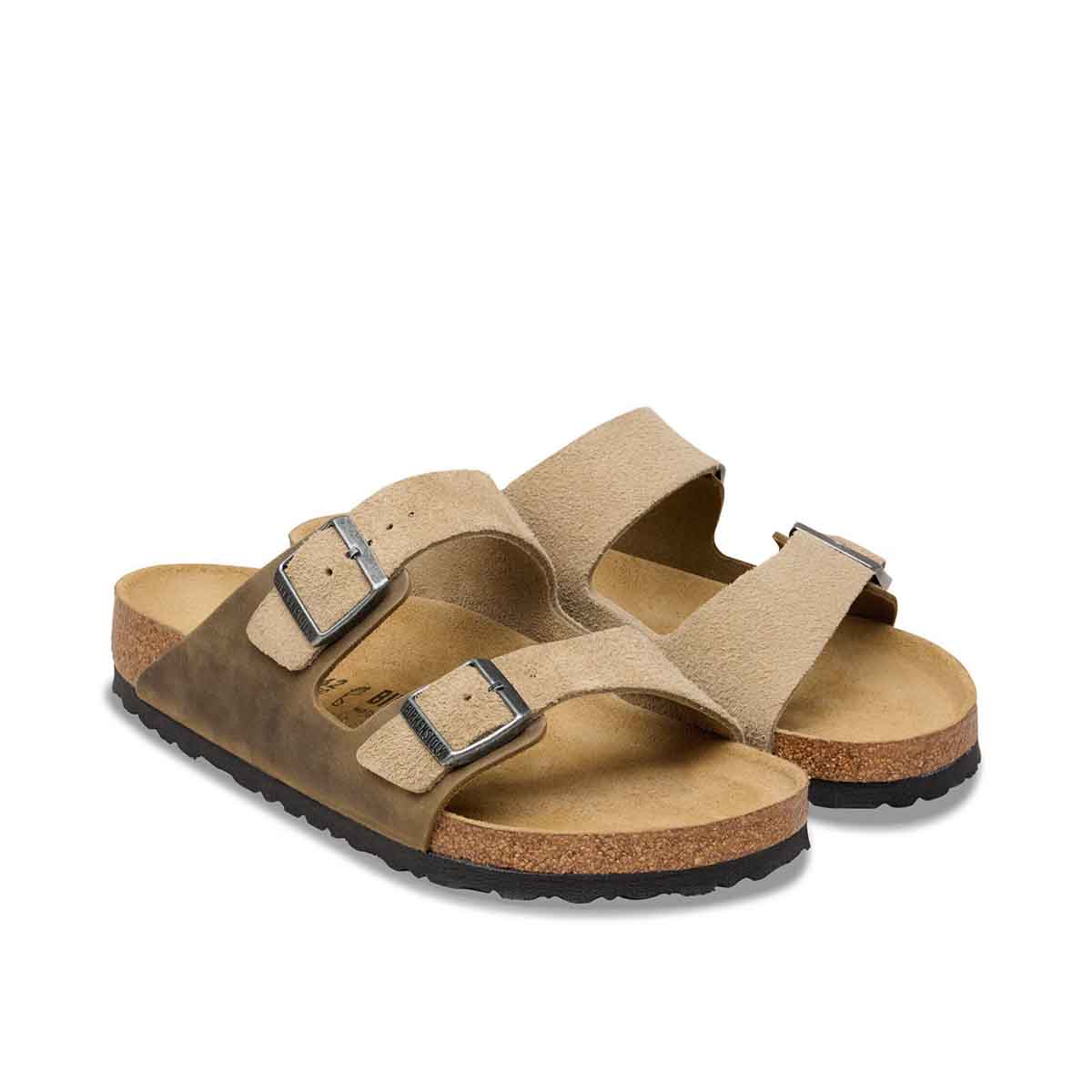 Birkenstock Arizona Faded Khaki כפכפי בירקנשטוק לגברים אריזונה חאקי