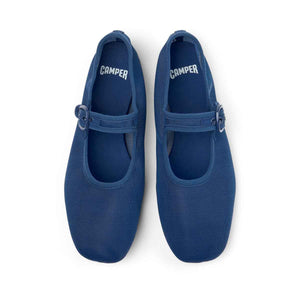 Camper Casi Myra Blue Textile Ballerinas for Women מוקסין קמפר לנשים כפכפי נשים