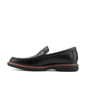Rockport Men's Ledger Penny Loafers Black Leather נעלי מוקסין לגברים