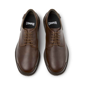 Camper Pix Brown Leather Shoes for Men נעלי קמפר לגברים