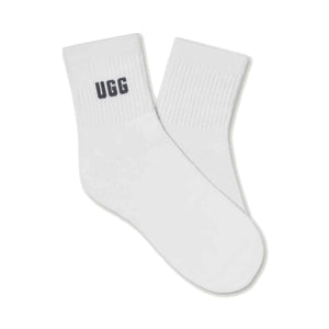 UGG Quinlin Logo Quarter 3 Pack Stormy Blue Chestnut Shaded Clover חבילת 3 גרביים
