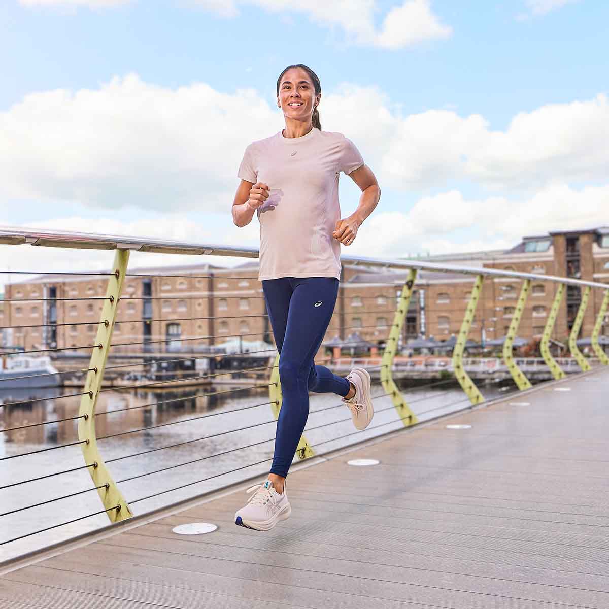 Asics Gel Nimbus 28 Women Pearl Pink Morganite נעלי ריצה ג`ל נימבוס 28 נשים