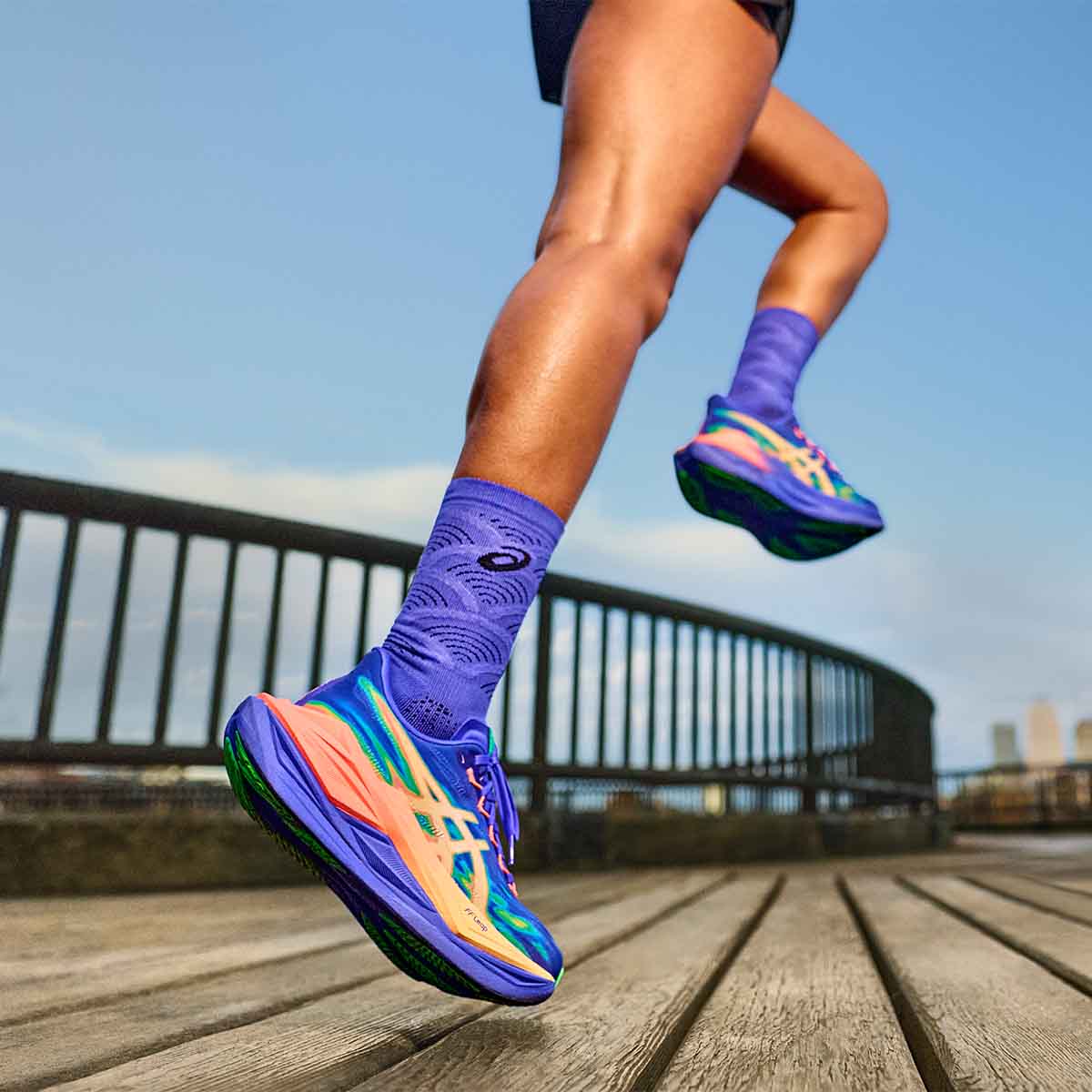 Asics Superblast 3 Unisex Cobalt Burst Light Orange נעלי ריצה סופר בלאסט 3 יוניסקס