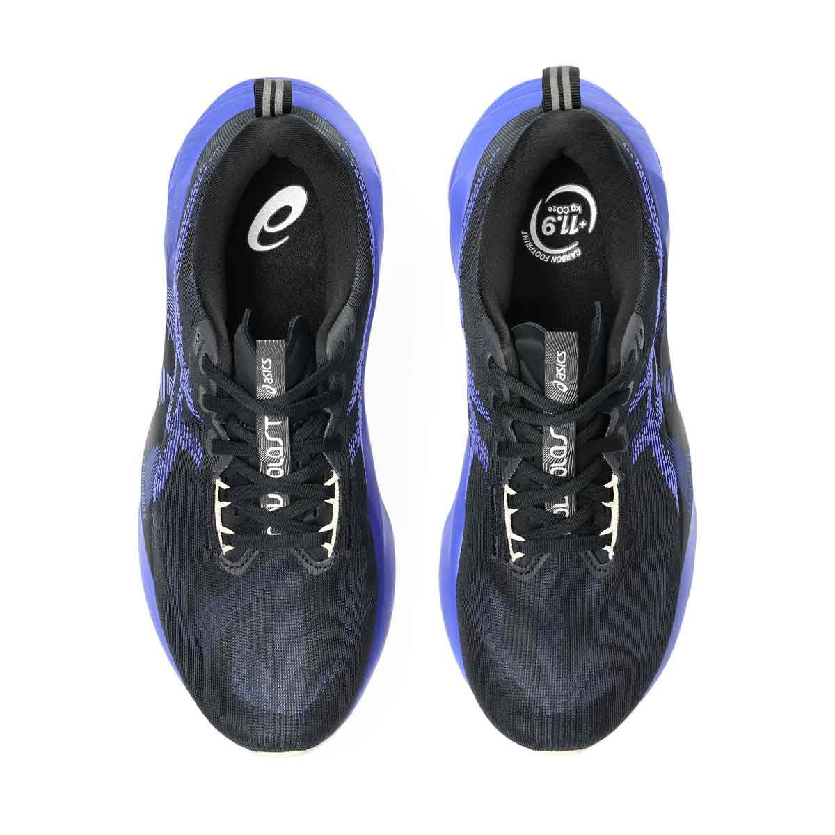 Asics Novablast 5 Men Black Cobalt Burs נעלי ריצה נובה בלאסט 5 לגברים