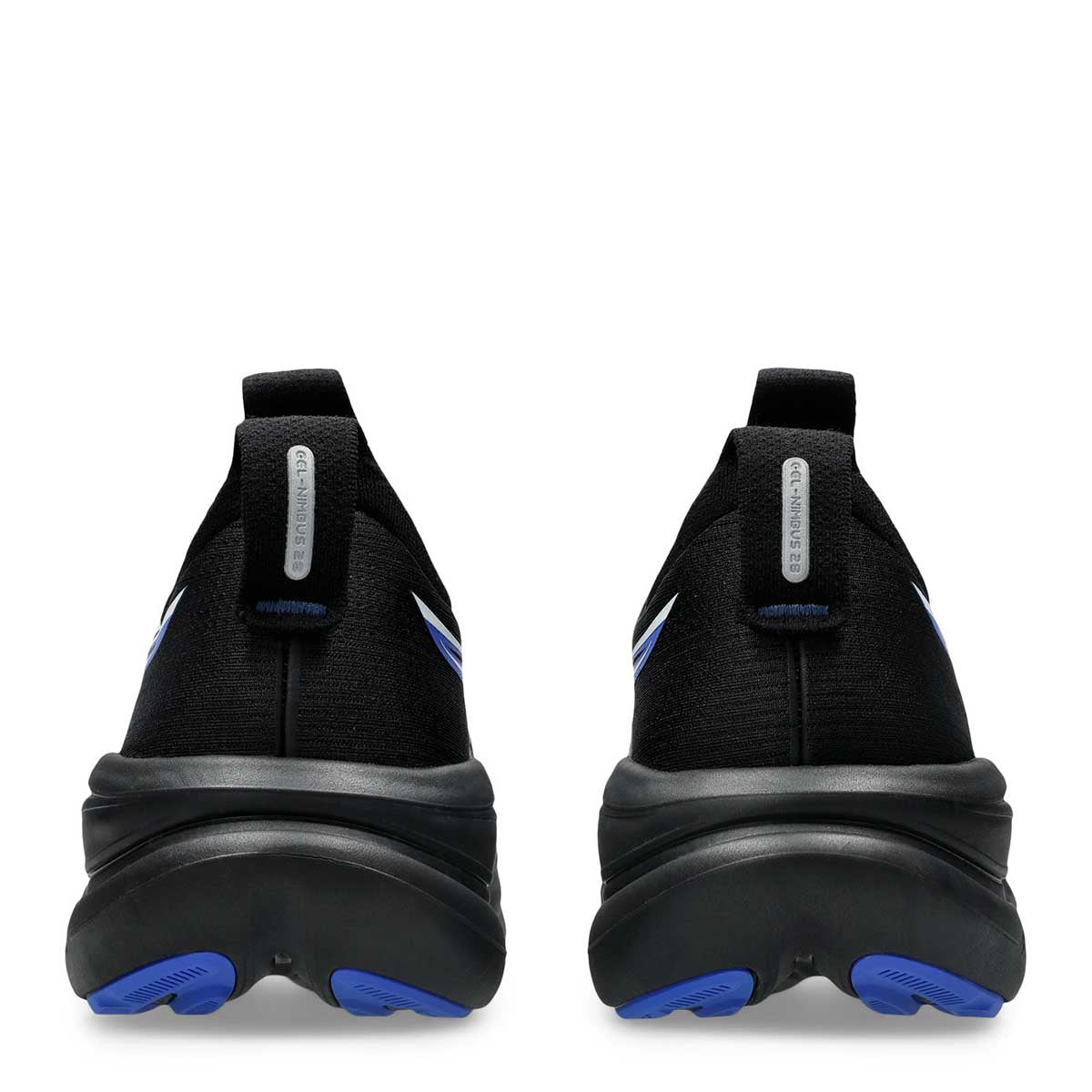 Asics Gel Nimbus 28 Men Black Neon Blue נעלי ריצה אסיקס גברים