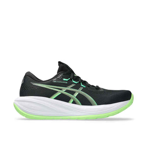 Asics Gel Cumulus 28 Men Black Illuminate Green נעלי ריצה ג`ל קומולוס 28 לגברים