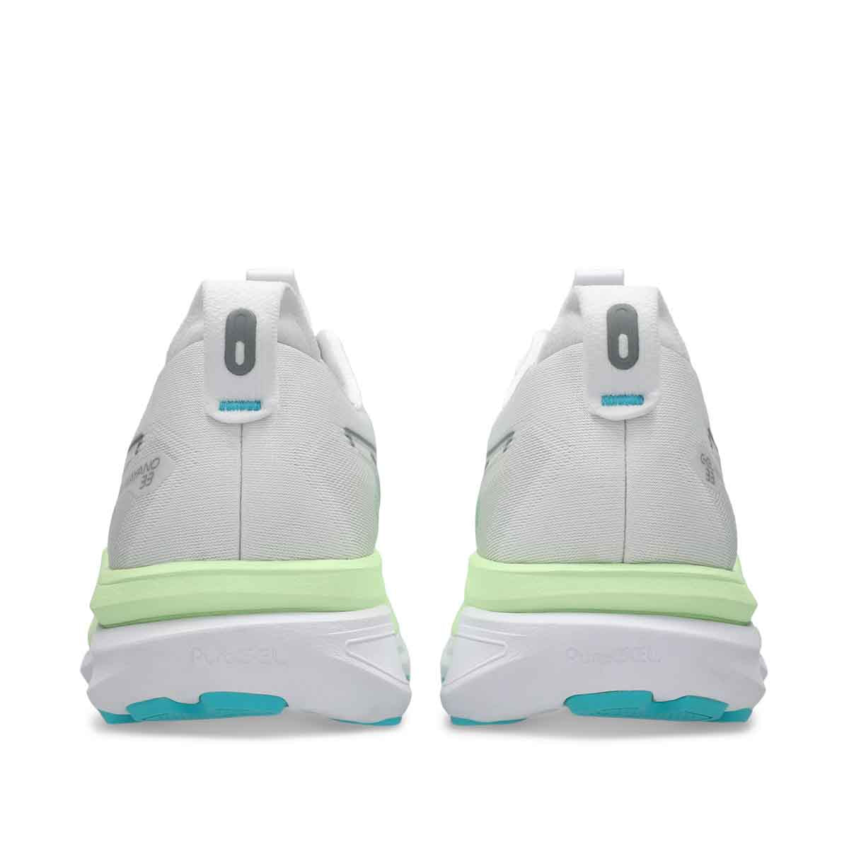 Asics Gel Kayano 33 Men White Energy Aqua נעלי ריצה ג`ל קיאנו 33 לגברים