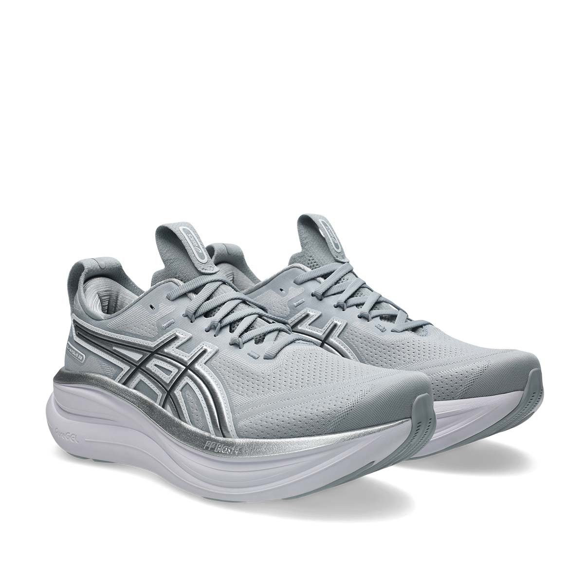 Asics Novablast 5 Atc Women Piedmont Grey Pure Silver נעלי ריצה ג`ל נימבוס 28 לגברים