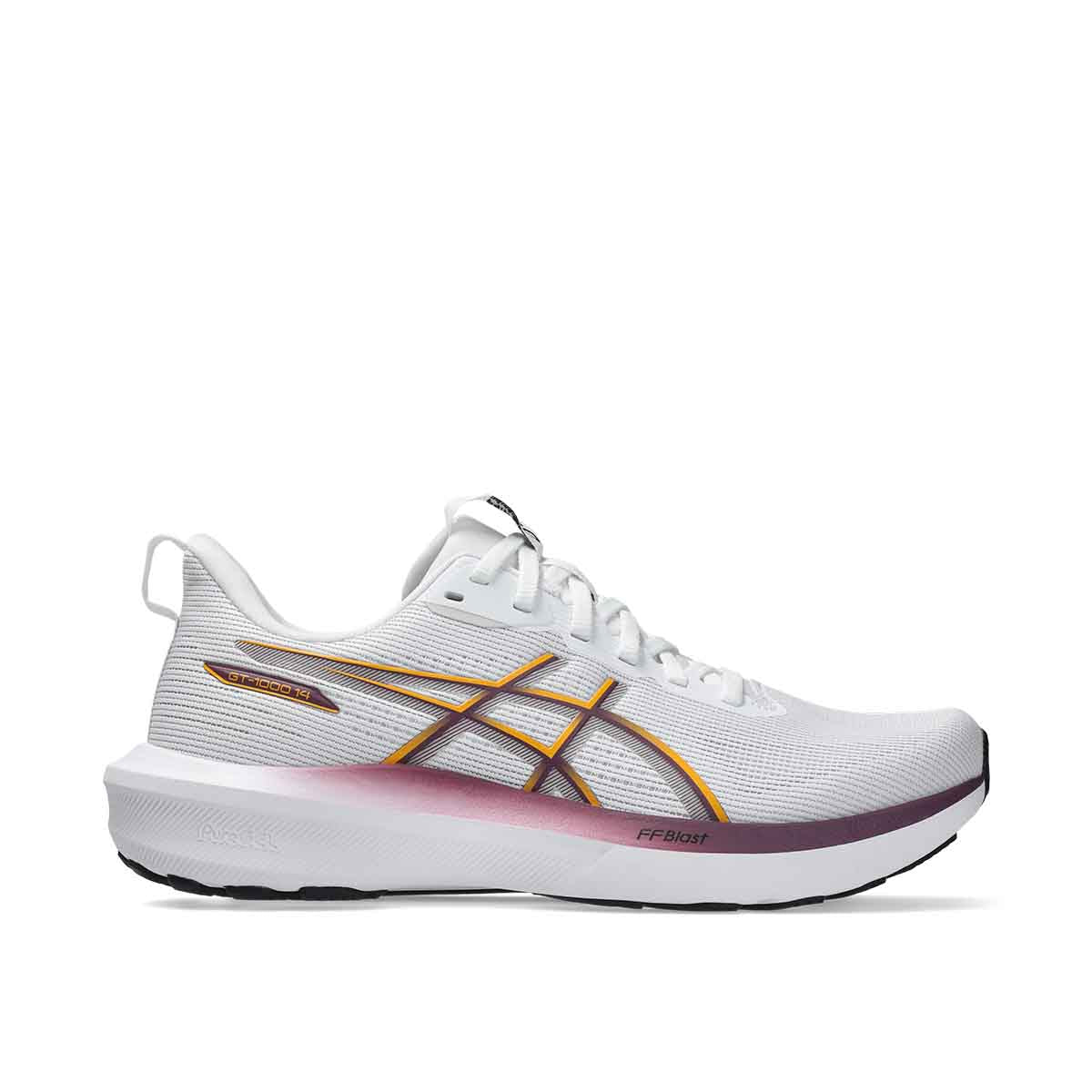 Asics GT 1000 14 Women White Yamabuki נעלי ריצה ג'י טי 1000 לנשים