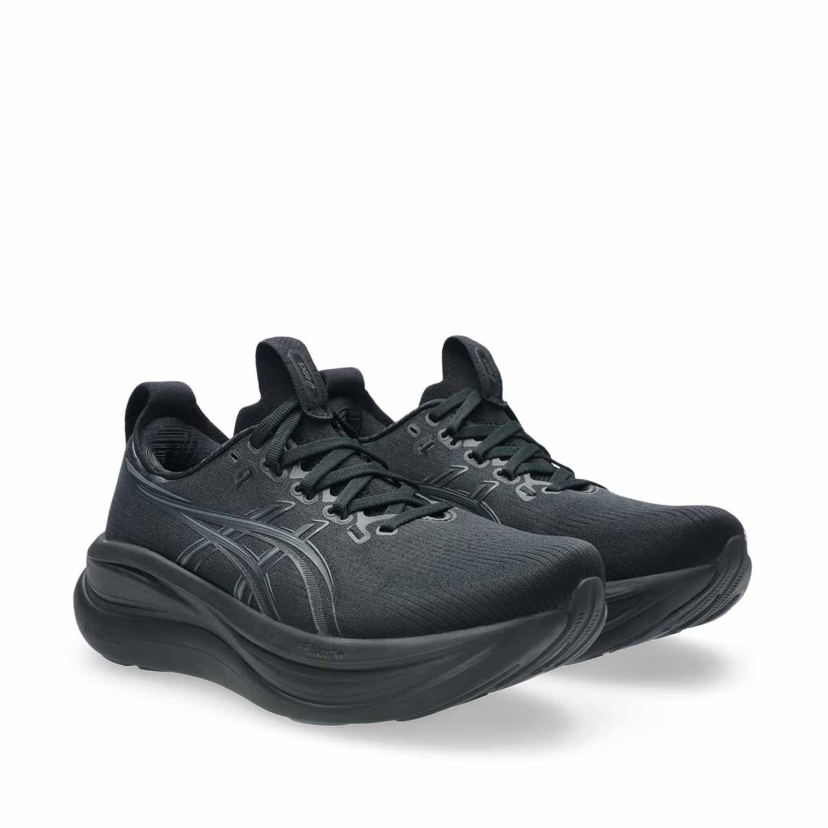 Asics Gel Nimbus 28 Women Black Graphite Grey נעלי ריצה ג`ל נימבוס 28 לנשים