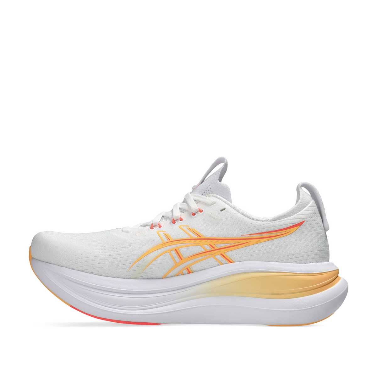 Asics Gel Nimbus 28 Women - White Sun Coral נעלי ריצה אסיקס נשים