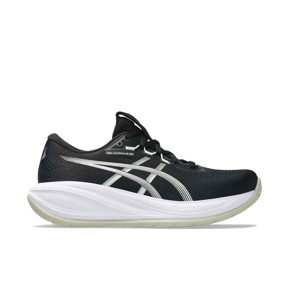 Asics Gel Cumulus 28 Women Black White נעלי ריצה ג`ל קומולוס 28 לנשים