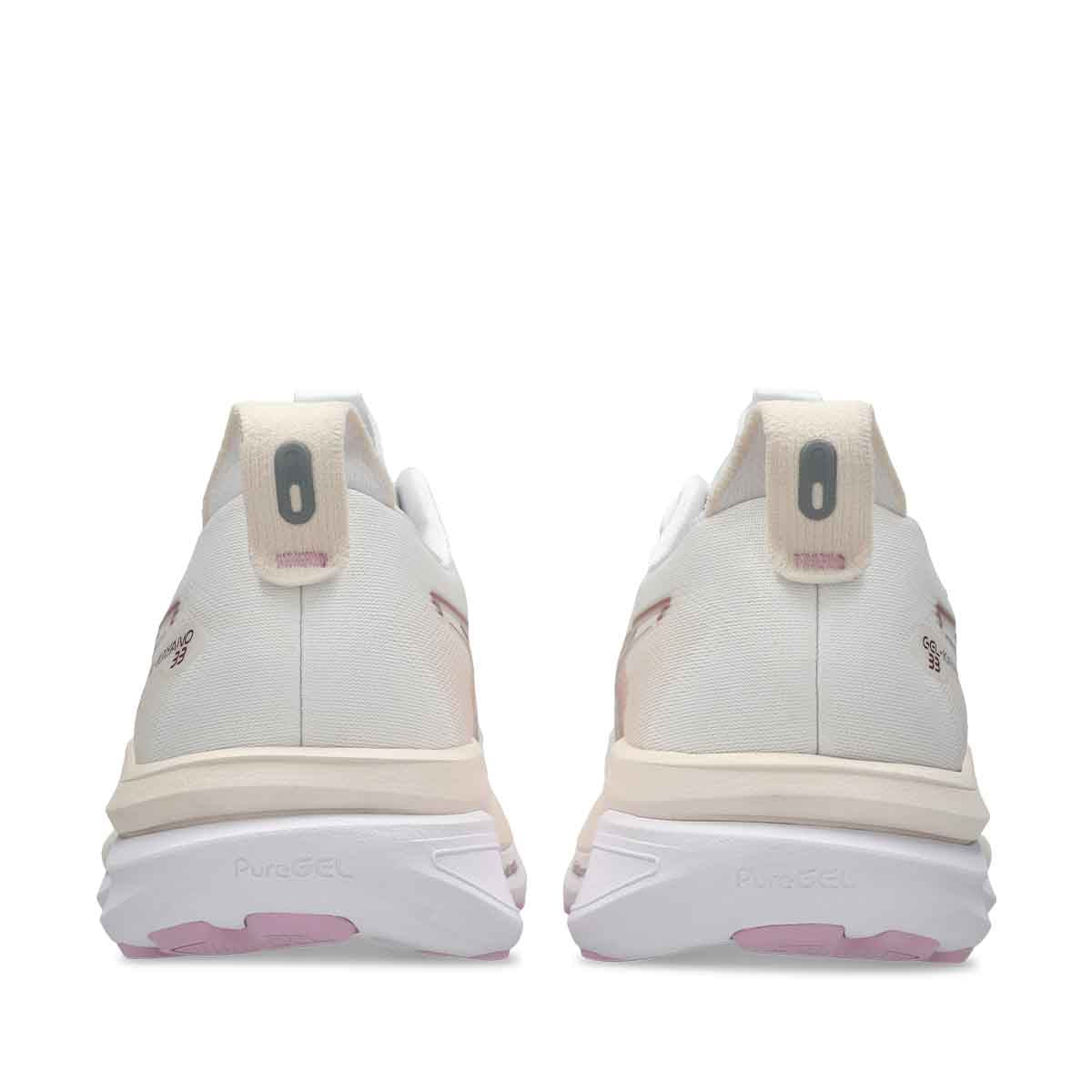 Asics Gel Kayano 33 Women White Hazy Lilac נעלי ריצה ג`ל קיאנו 33 לנשים