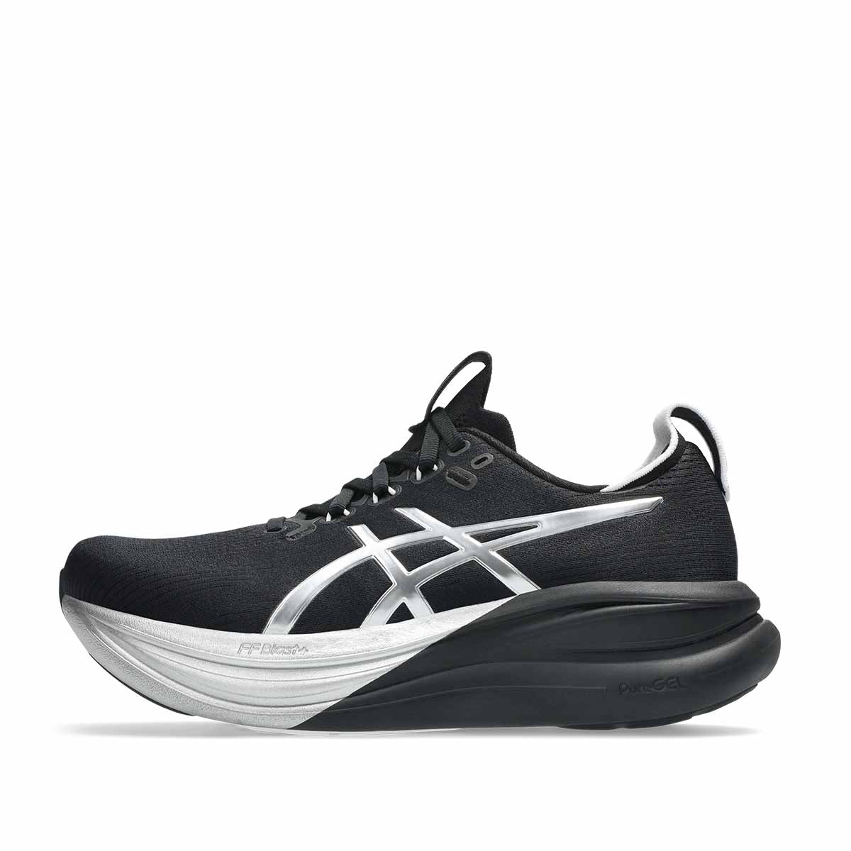 Asics Gel Nimbus 28 Platinum Women Black נעלי ריצה ג`ל נימבוס 28 פלטינום לנשים