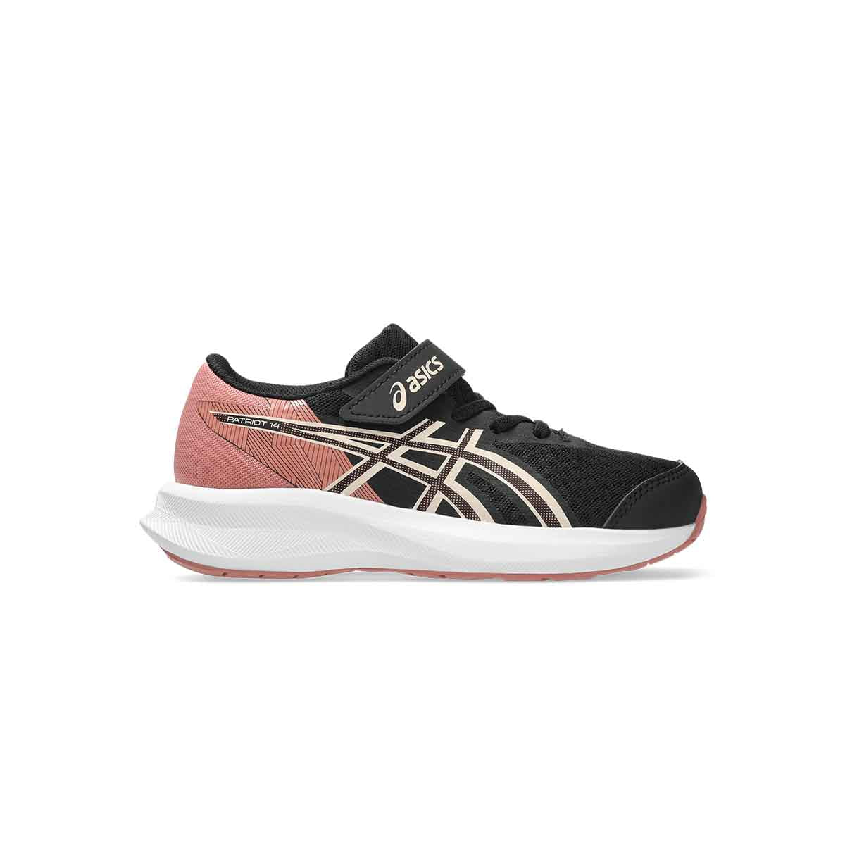 Asics Patriot 14 PS Black Pearl Pink נעלי ריצה ילדים אסיקס
