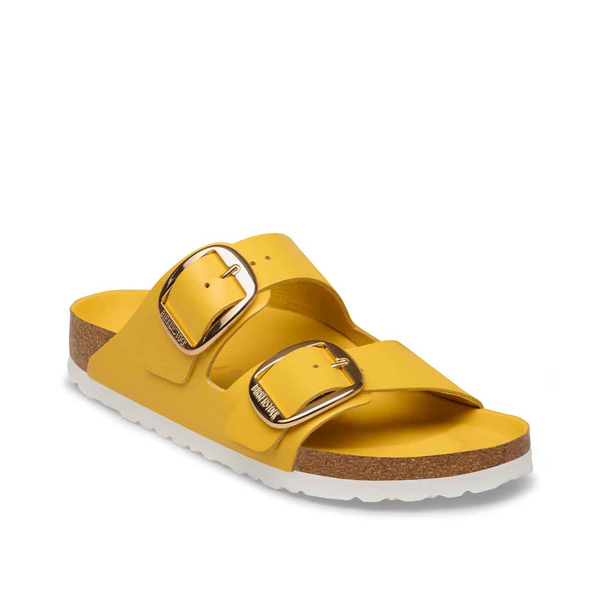 Birkenstock Arizona Big Buckle High Shine Ochre כפכפי בירקנשטוק אריזונה לנשים