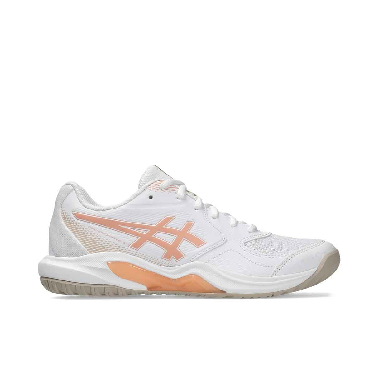 Asics Gel Dedicate 9 Women White Cantaloupe ג`ל דדיקייט 9 נשים