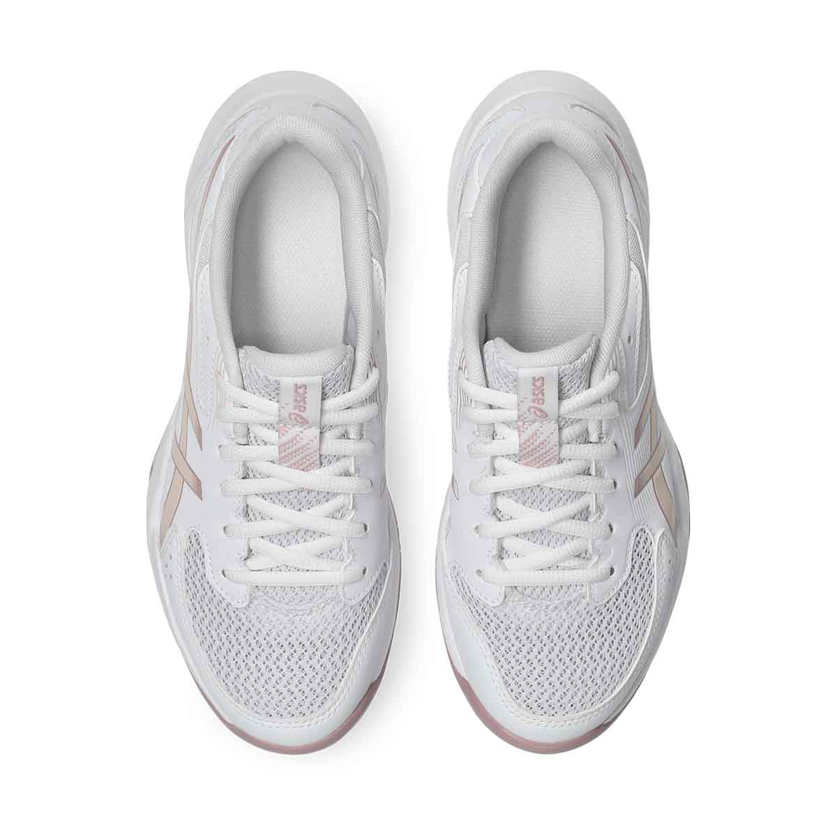 Asics Gel Rocket 12 Women White Pearl Pink נעלי כדורעף ג`ל רוקט 12 לנשים