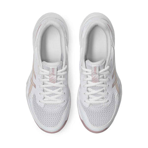 Asics Gel Rocket 12 Women White Pearl Pink נעלי כדורעף ג`ל רוקט 12 לנשים