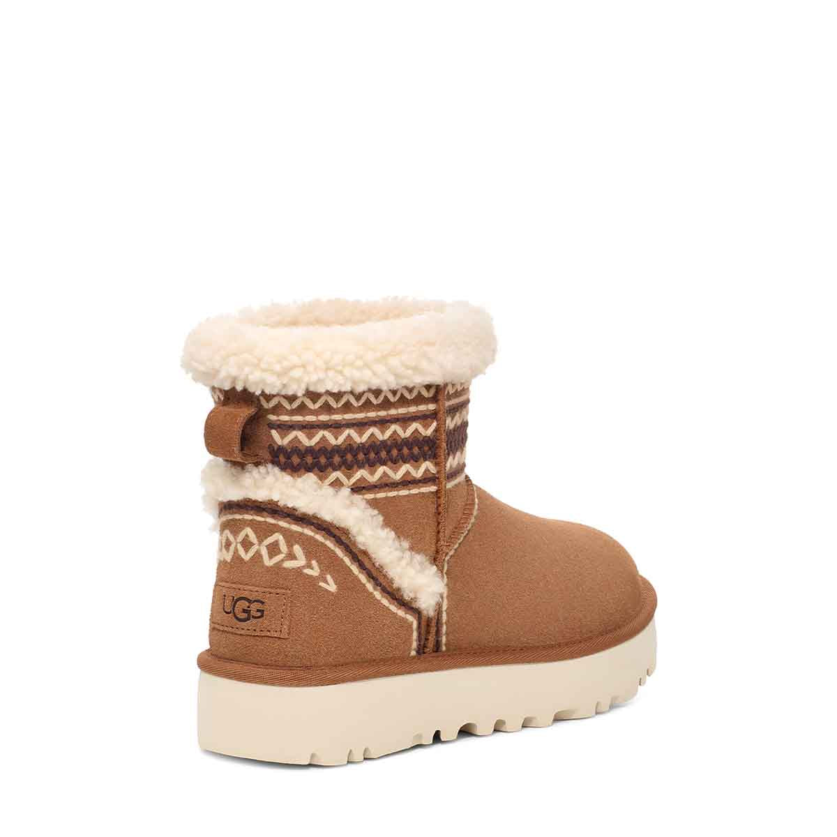 UGG Classic Mini Atherson Chestnut מגפי נשים קלאסיק מיני אתרסון חום