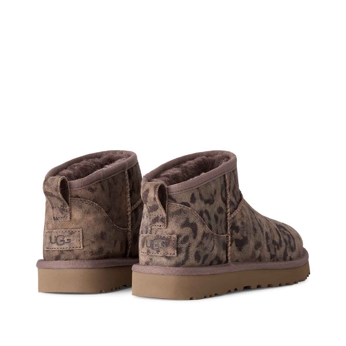 UGG Classic Ultra Mini Spotted Chestnut מגפי נשים קלאסיק אולטרה מיני