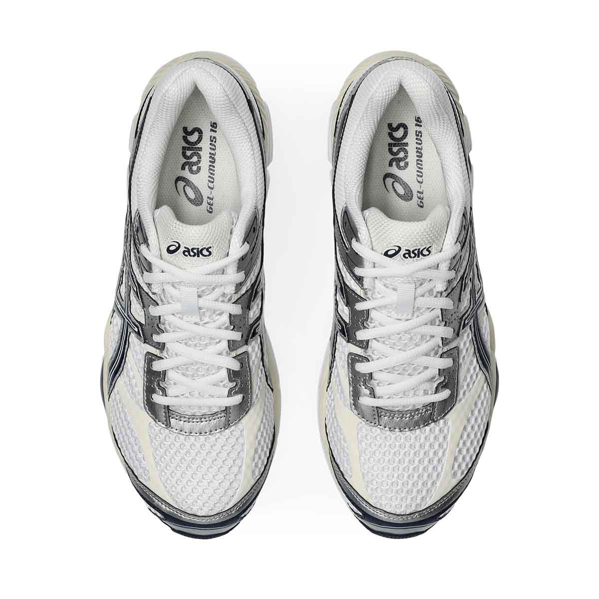 Asics Gel Cumulus 16 Unisex White Midnight סניקרס ג'ל קומולוס 16 יוניסקס