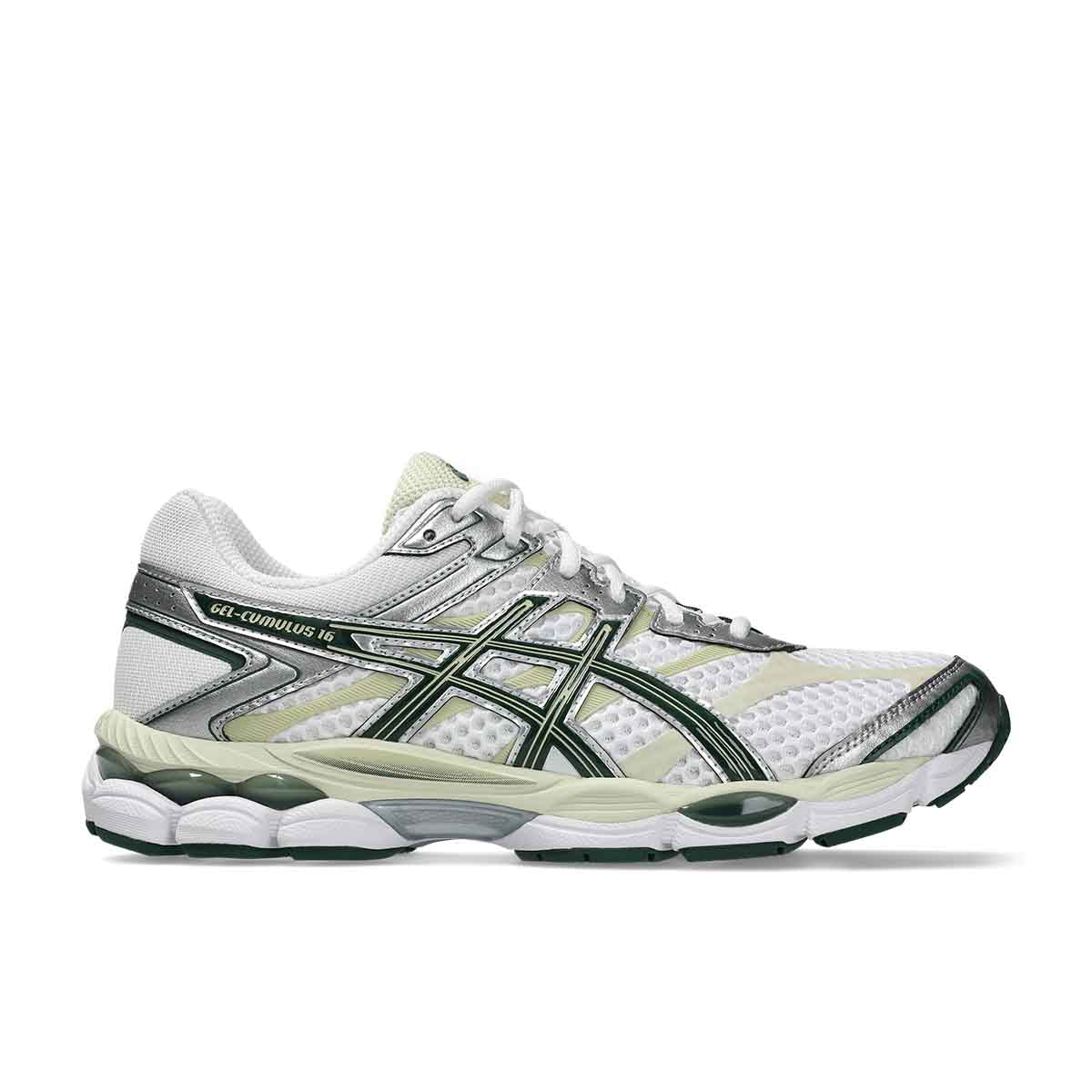 Asics Gel Cumulus 16 Unisex White Forest Night סניקרס ג'ל קומולוס 16 יוניסקס