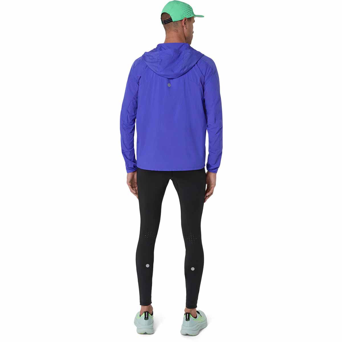 Asics Road Packable Jacket Men Cobalt Burst Illuminate Green ג'קט גברים לריצה