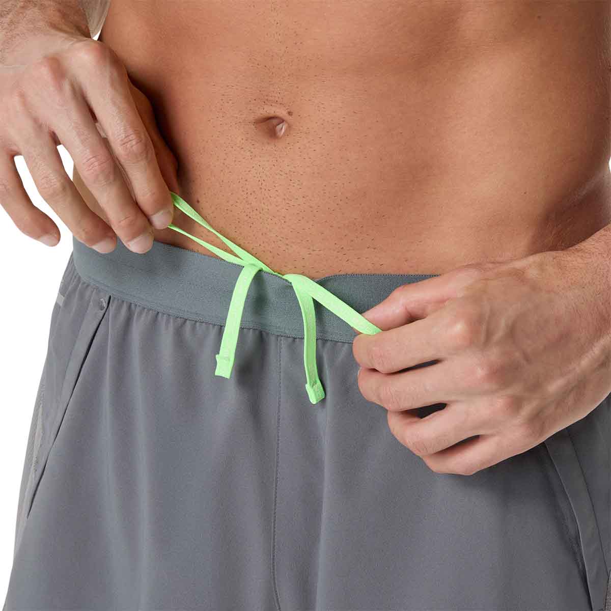 Asics Road 5In Short Men Steel Grey מכנסי ריצה לגברים