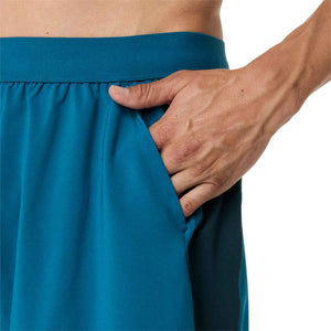 Asics Road 5In Short Men Tranquil Teal Dark Teal Yamabuki מכנסי ריצה לגברים