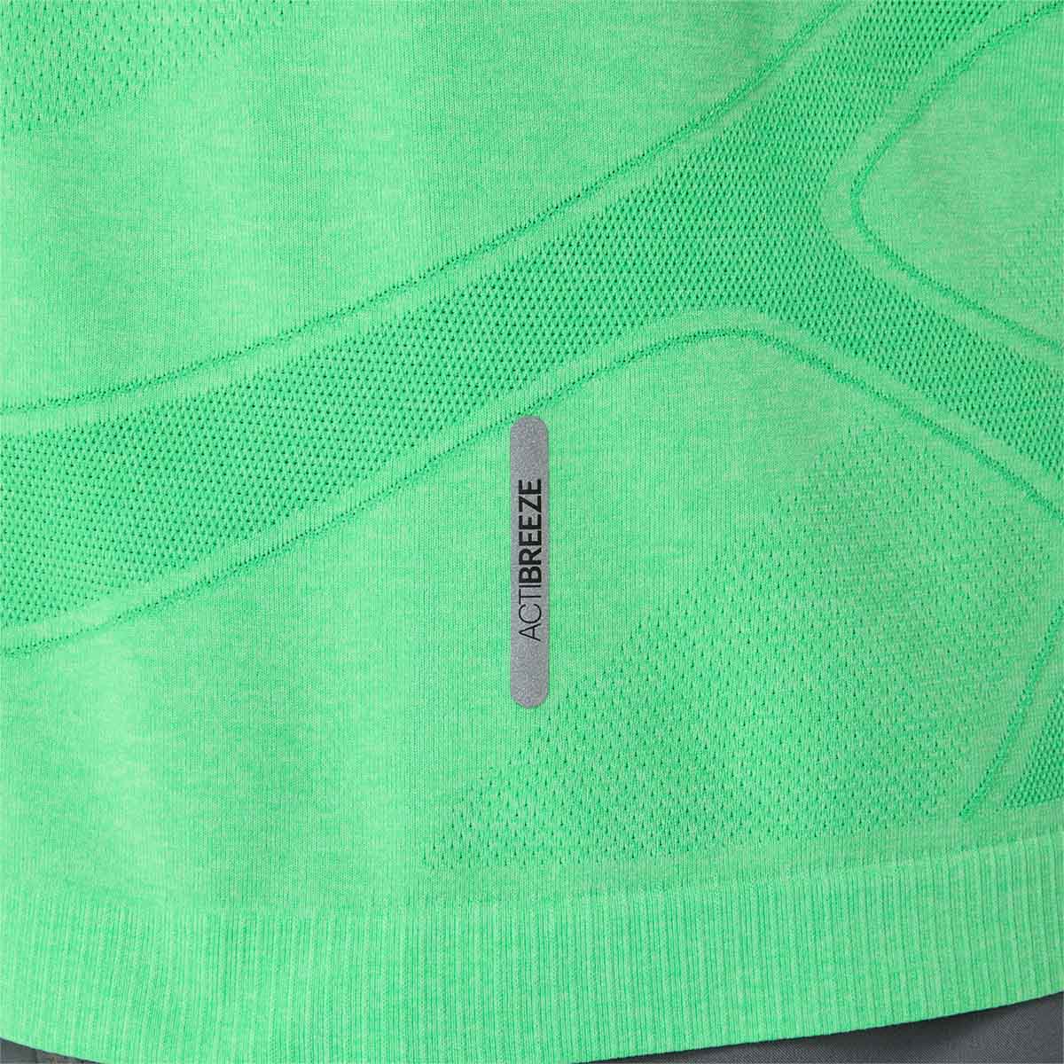 Asics Road Seamless SS Top Men Vital Green Illuminate Green חולצת ריצה לגברים