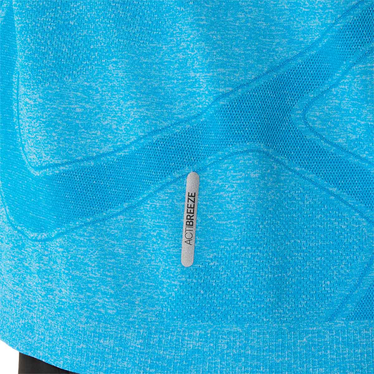 Asics Road Seamless SS Top Men Aegean Blue Sky חולצת ריצה לגברים