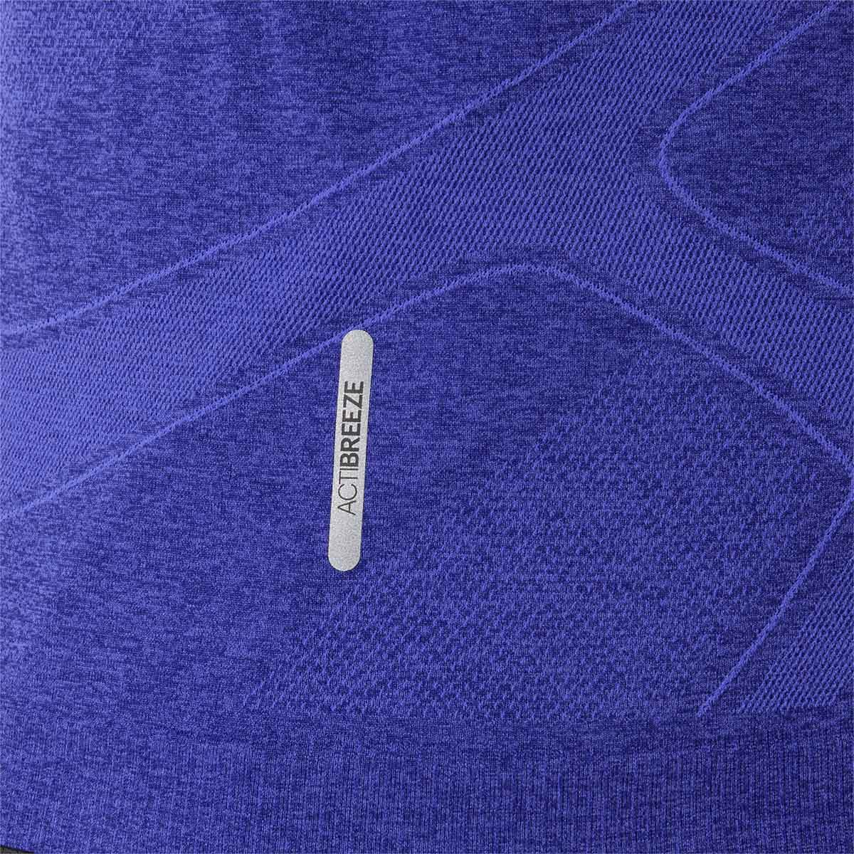 Asics Road Seamless LS Top Men Cobalt Burst Eggplant חולצת ריצה ארוכה לגברים