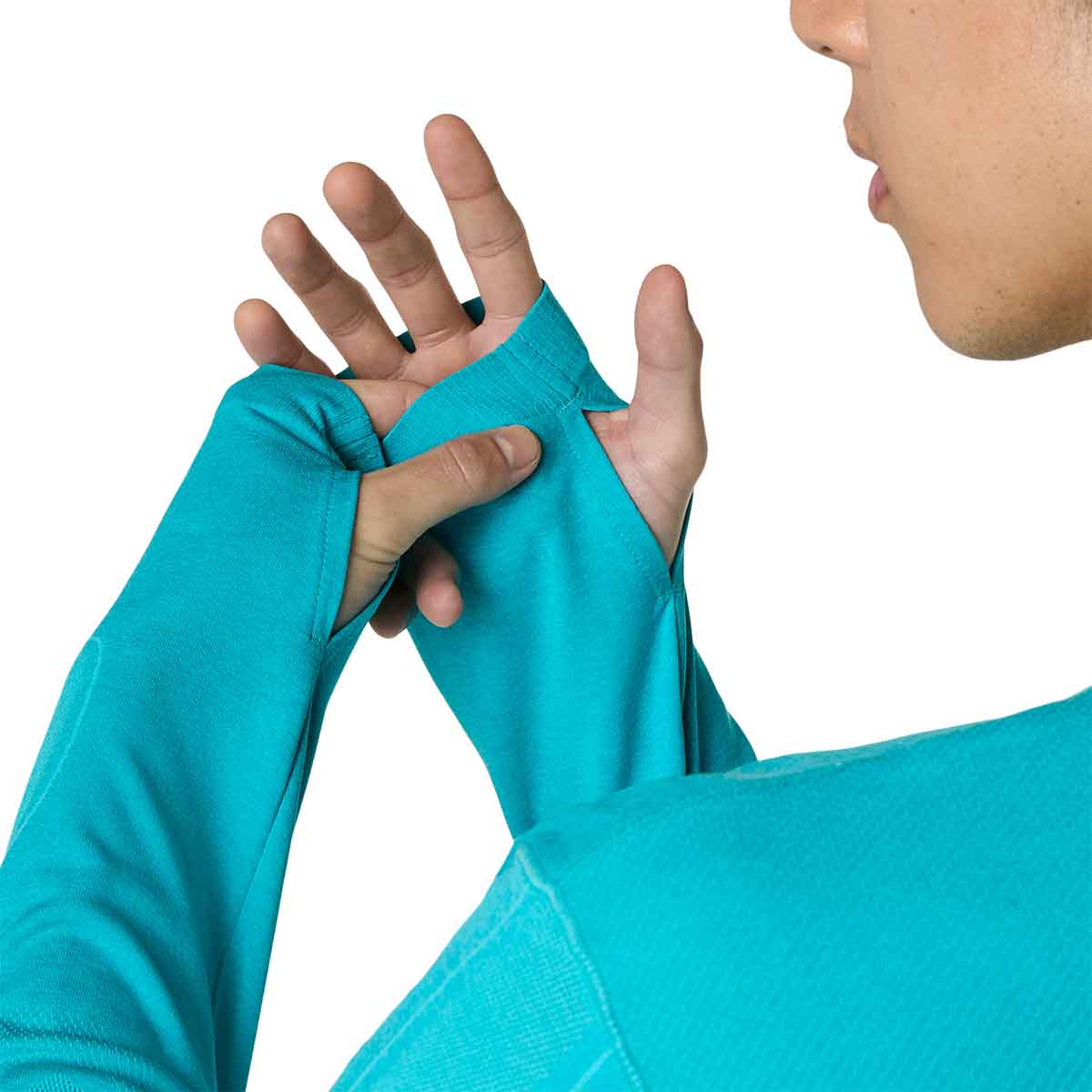 Asics Road Seamless LS Top Men Energy Aqua חולצת ריצה ארוכה לגברים