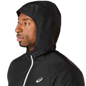 Asics Icon Jacket Men Performance Black Cream ג'קט ריצה אסיקס לגברים