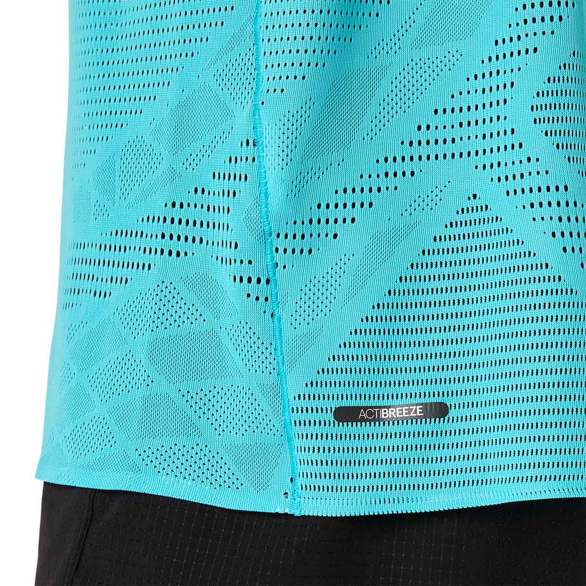 Asics Metarun SS Top Men Energy Aqua חולצת ריצה לגברים