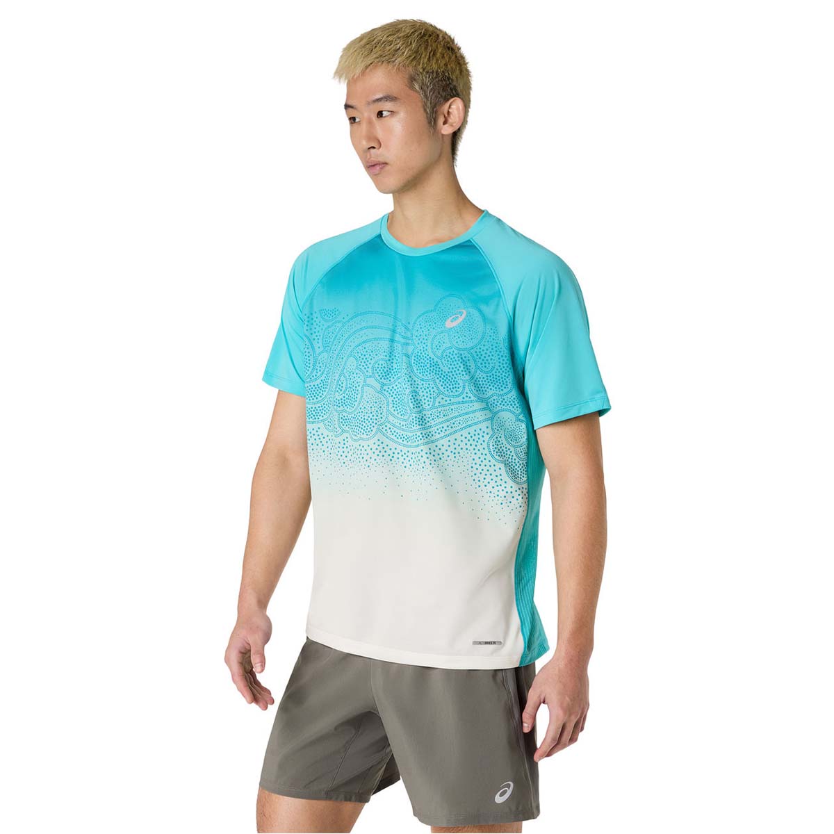 Asics Road Ibuki SS Top Men Energy Aqua חולצת ריצה אסיקס לגבר