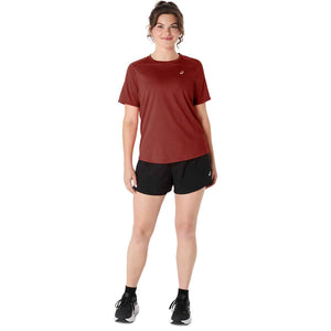 Asics Core SS Top Women Singed Red חולצת ריצה לנשים