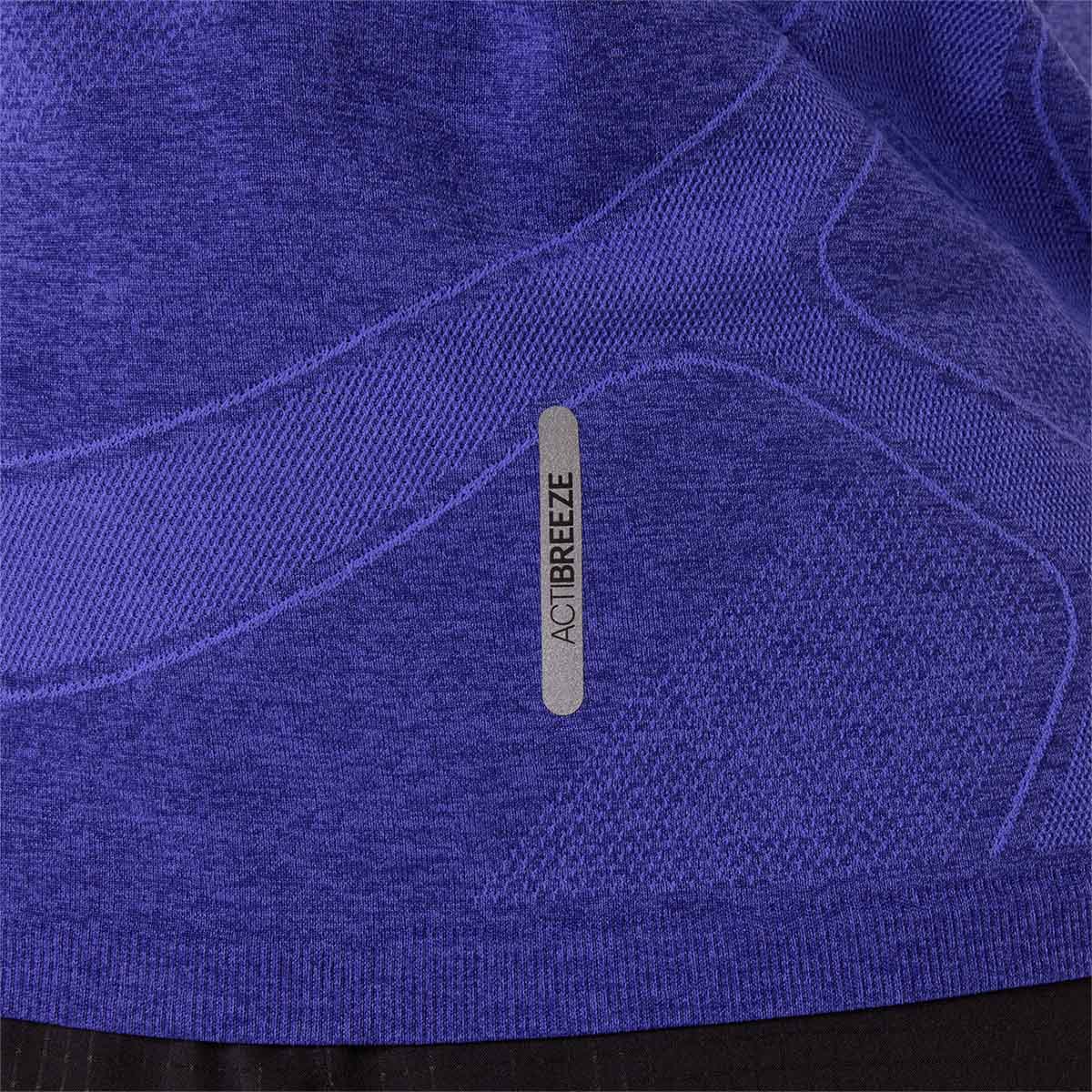 Asics Road Seamless SS Top Women Cobalt Burst Eggplant חולצת ריצה לנשים