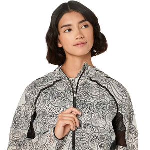 Asics Limited Series Wind Breaker Jacket Women Cream ג'קט ריצה לנשים