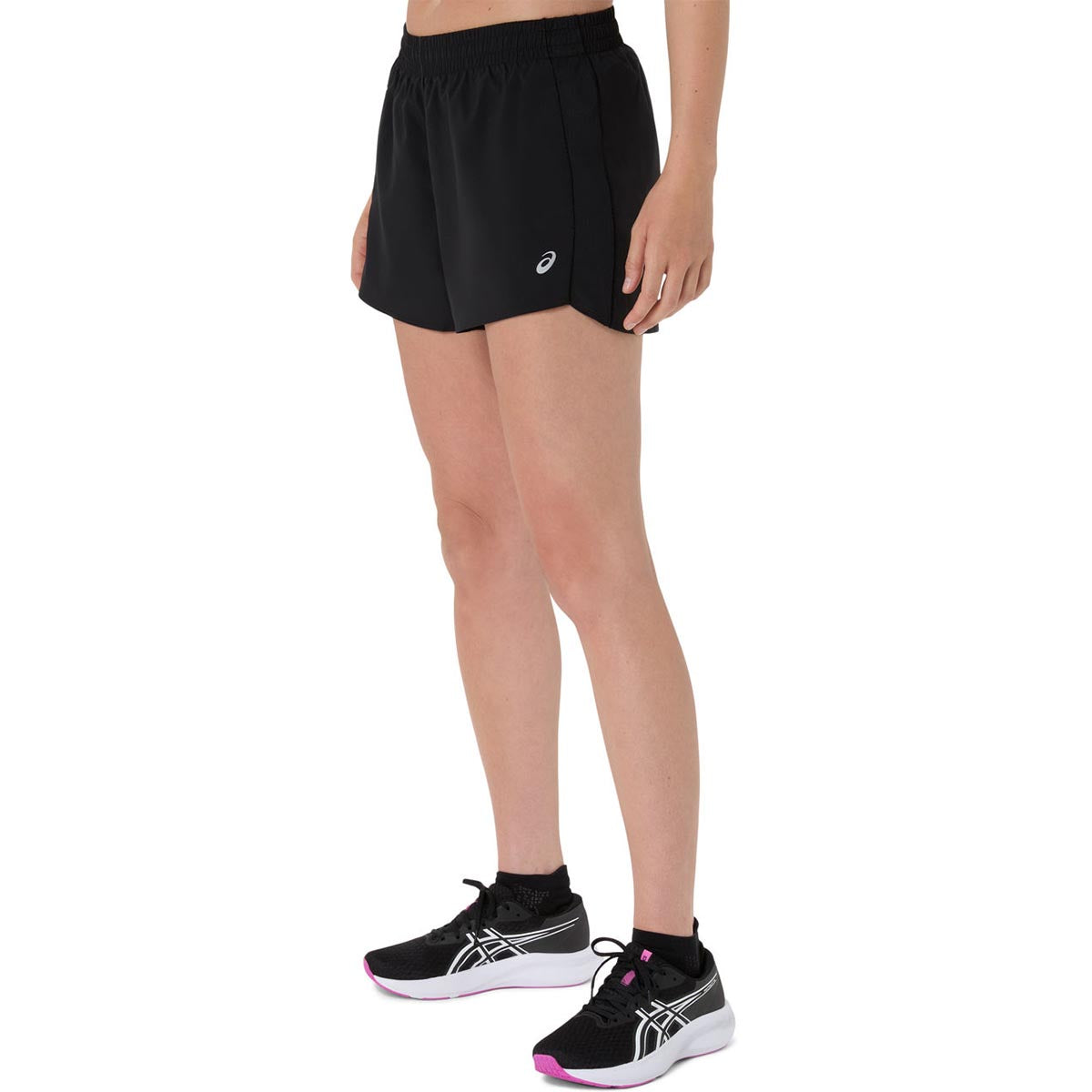 Asics Icon 4In Short Women Black מכנסי ריצה לנשים